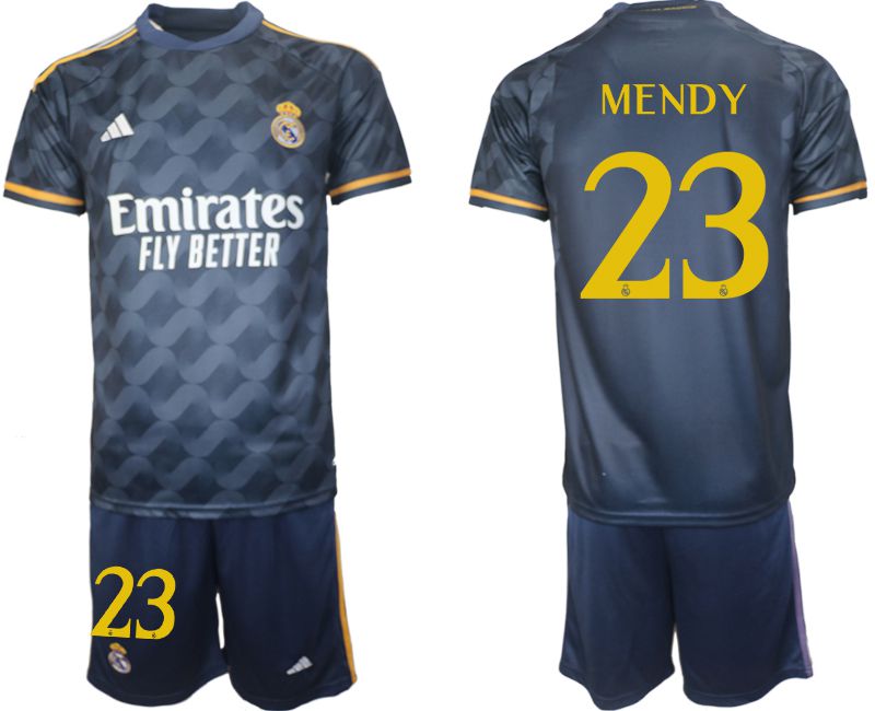 Men 2023-2024 Club Real Madrid away blue 23 Soccer Jersey